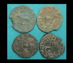 Gallienus Zoo, Panthers, Antelopes, Centaurs and Pegasus, O My! 4-Pack!